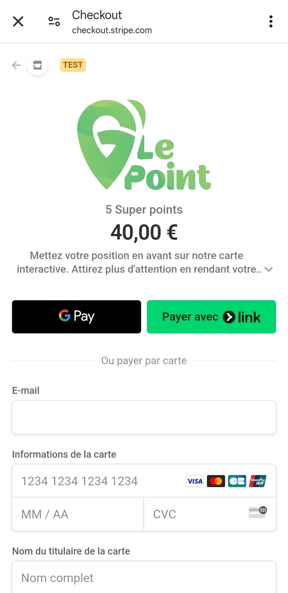 G'le point illustration
