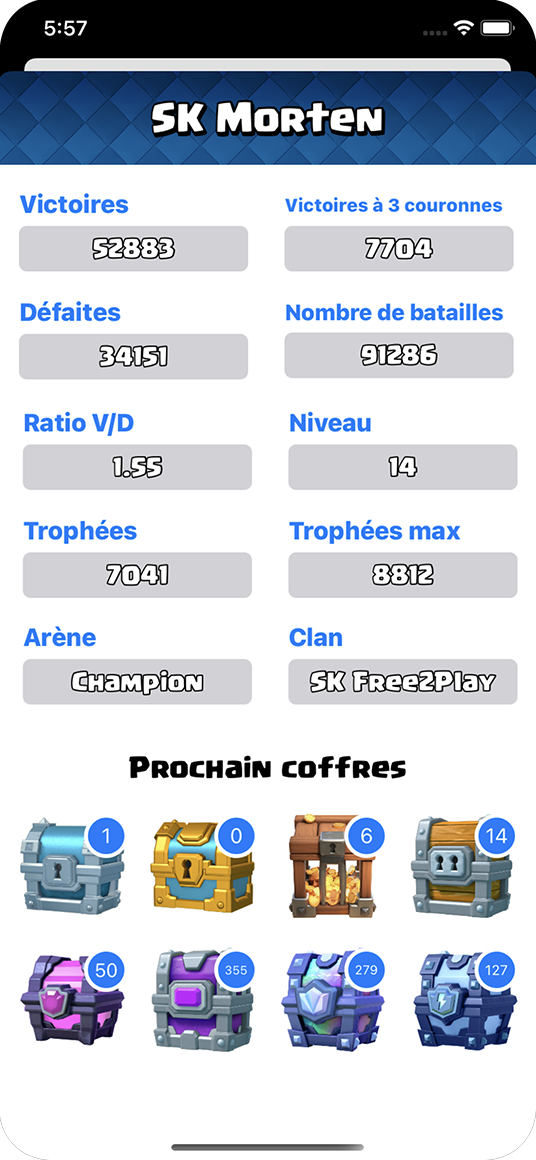 Stats Clash Royale illustration